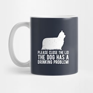 please close the lid the dog has a drinking problem! Mug